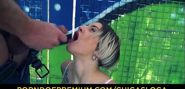  CHICAS LOCA - Crazy public sex with tattooed Spanish teen Mey Madness